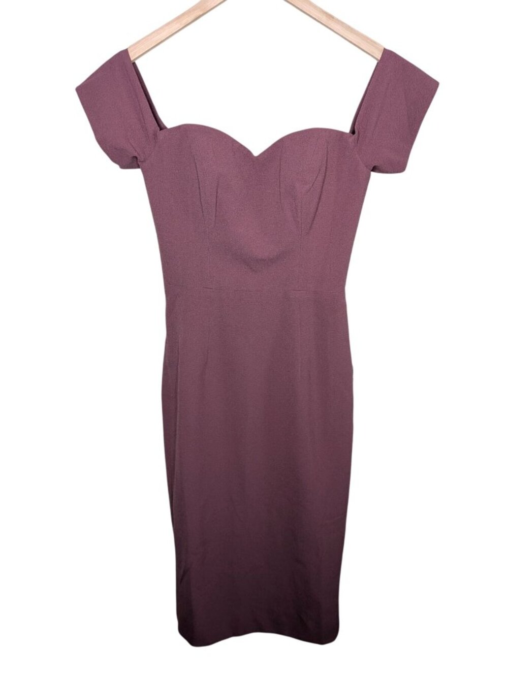 Dress The Population Bailey Orchid Purple Off-Shoulder Bodycon Dress XS